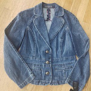 Liz Claiborne Jean Jacket Brand New Size 4P